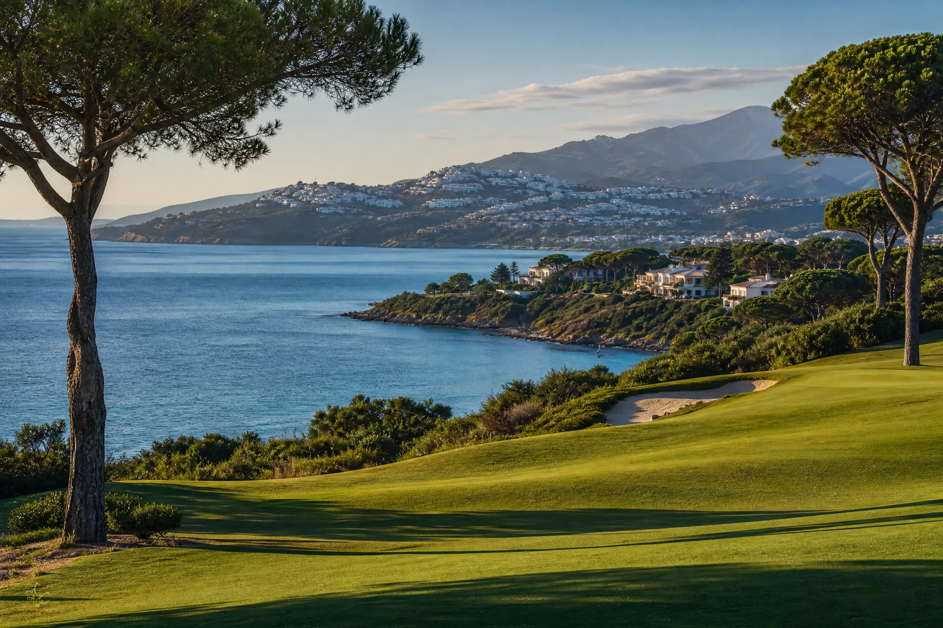 Paisaje de golf de destino espa&ntilde;ol
